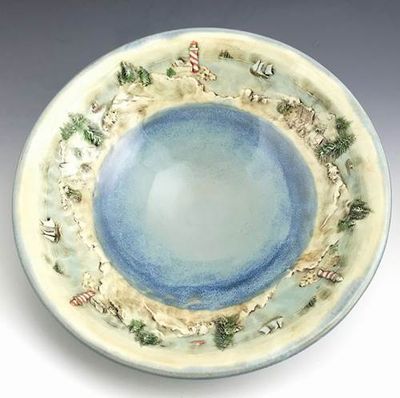 Shoreline blue small bowl