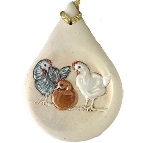 Ornament - 3 French Hens CHRISTMAS MERCH NO RETURN