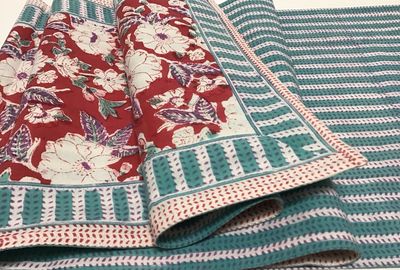 Table Runner 60&quot; Camelia Red