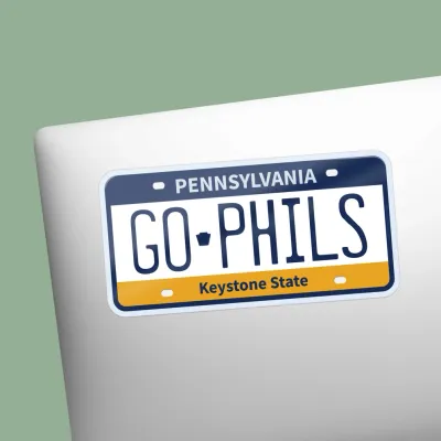 Go Phils Philadelphia Sticker - Pennsylvania Decal