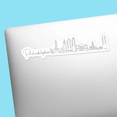 Philadelphia Skyline Sticker