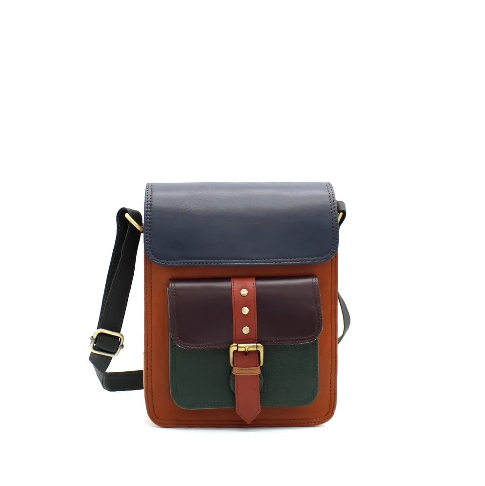 047004L ISLA Plain Leather Bag 27x20