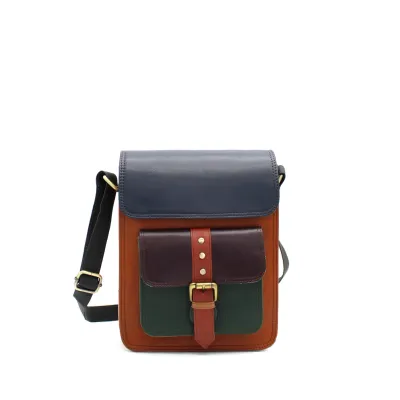 047004L ISLA Plain Leather Bag 27x20