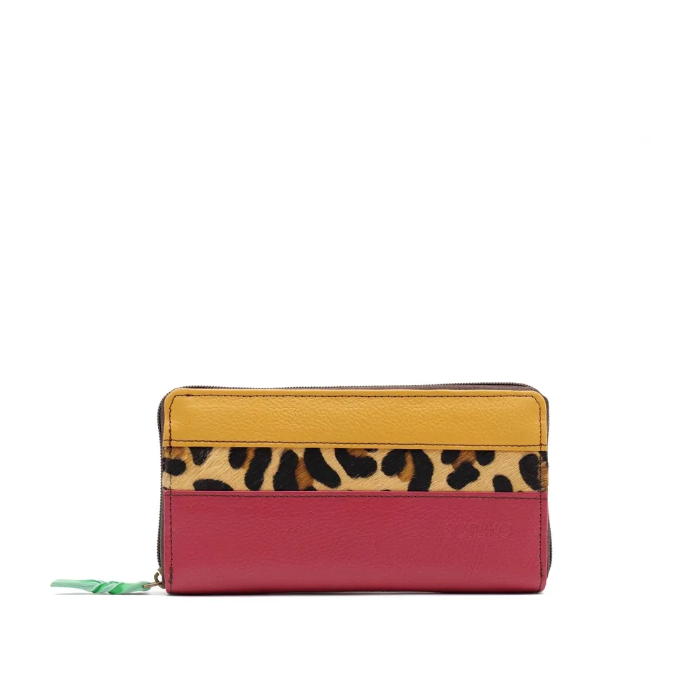 047425P CARLA Print Leather Wallet 047425P CARLA Print Leather Wallet