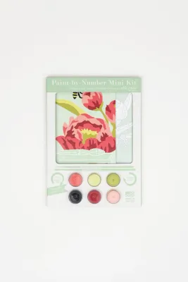 Peonies MINI Paint-by-Number Kit