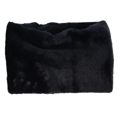 Faux Fur Snood Scarf - 56 | Black