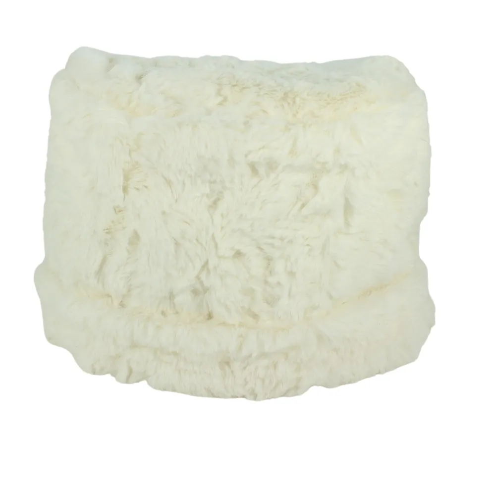 Faux Fur Hat - 61 | White