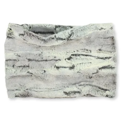 Faux Fur Snood Scarf - 39 | Light Grey