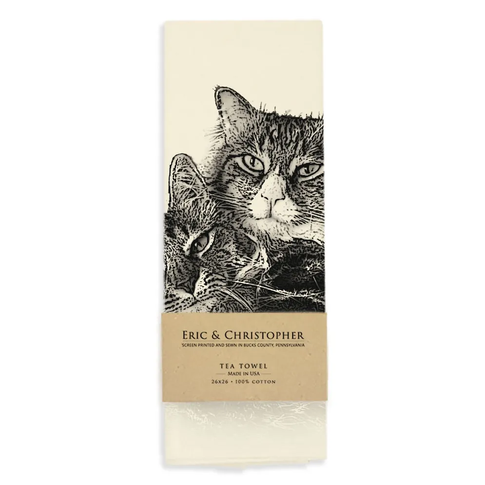Cuddle Cats Tea Towel