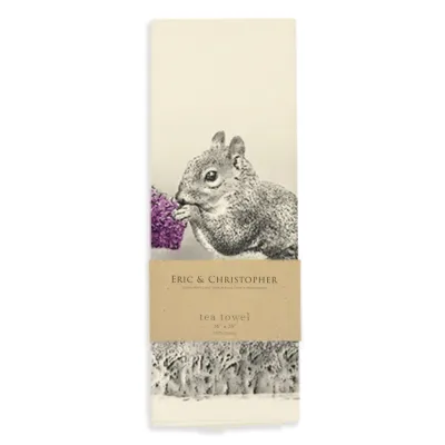 American Woodlands Collective Squirrel Tea Towel