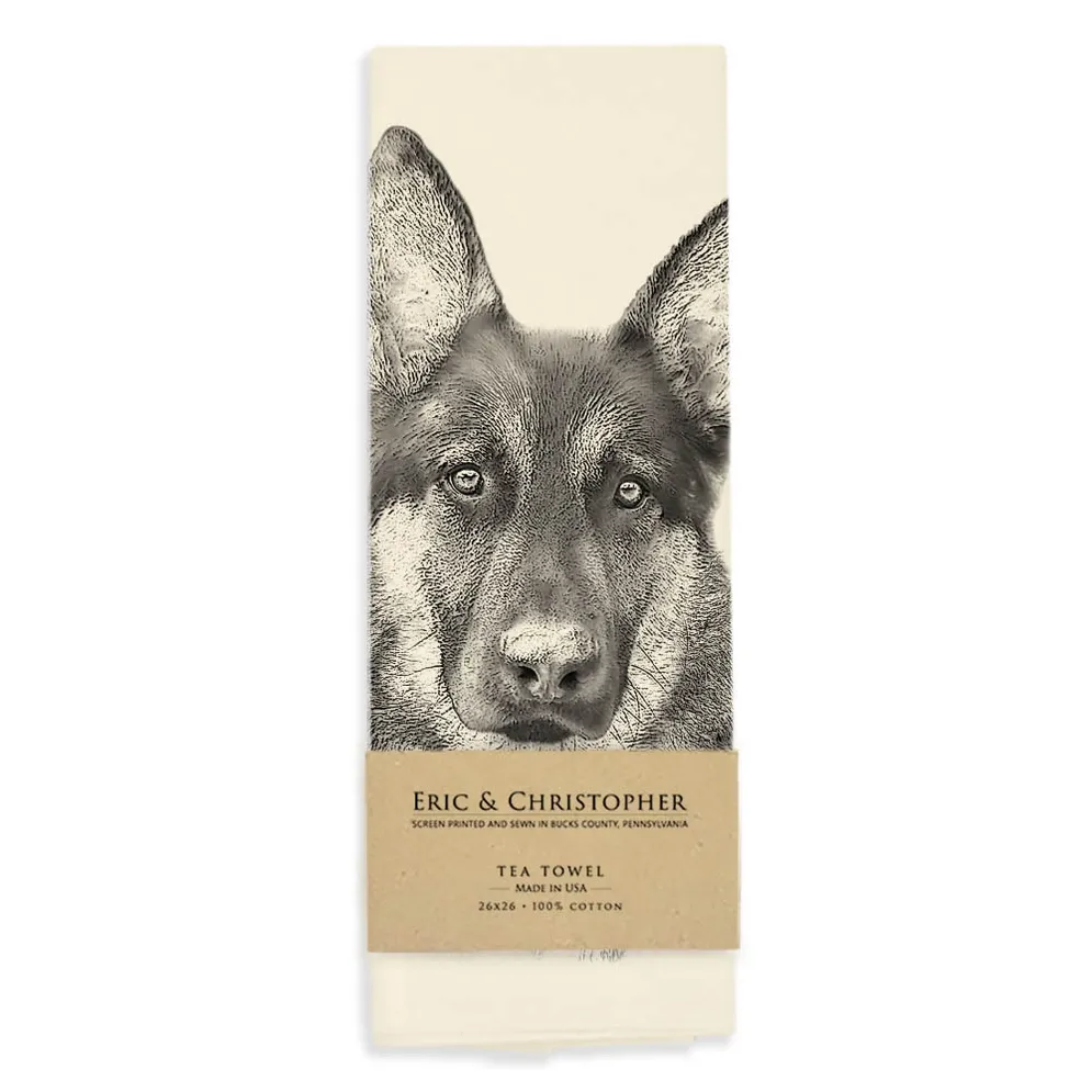 German Shepherd Tea Towel
