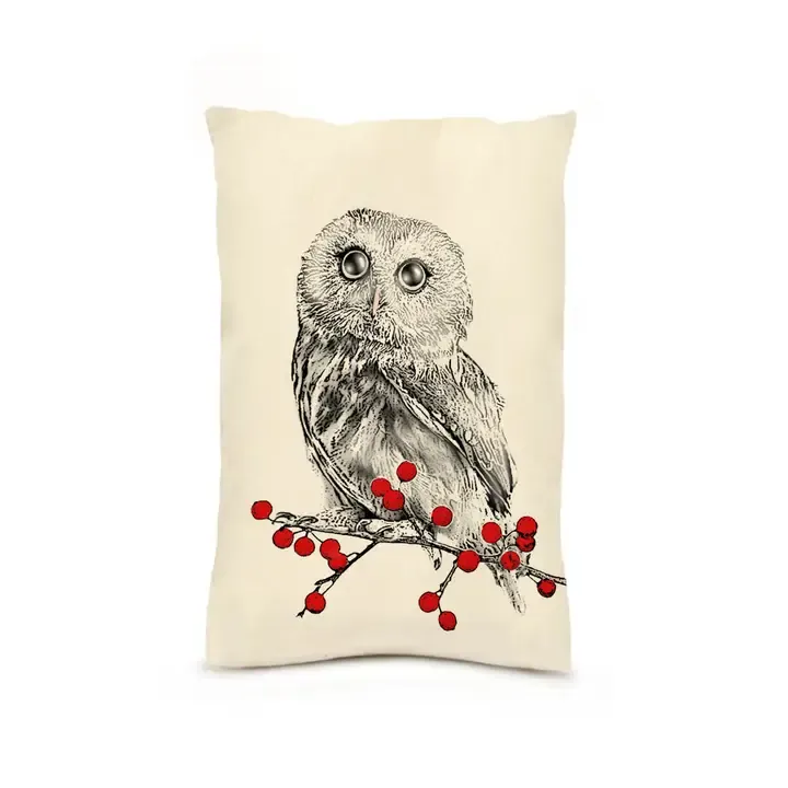 Winter Owl 10 x 14 Pillow 