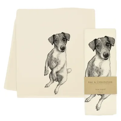 Jack Russell Tea Towel