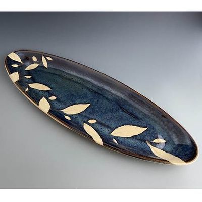 Narrow Oval Platter-dark