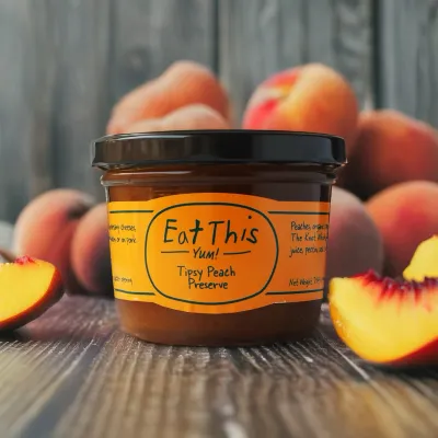  Tipsy Peach Preserve  - 7 OZ