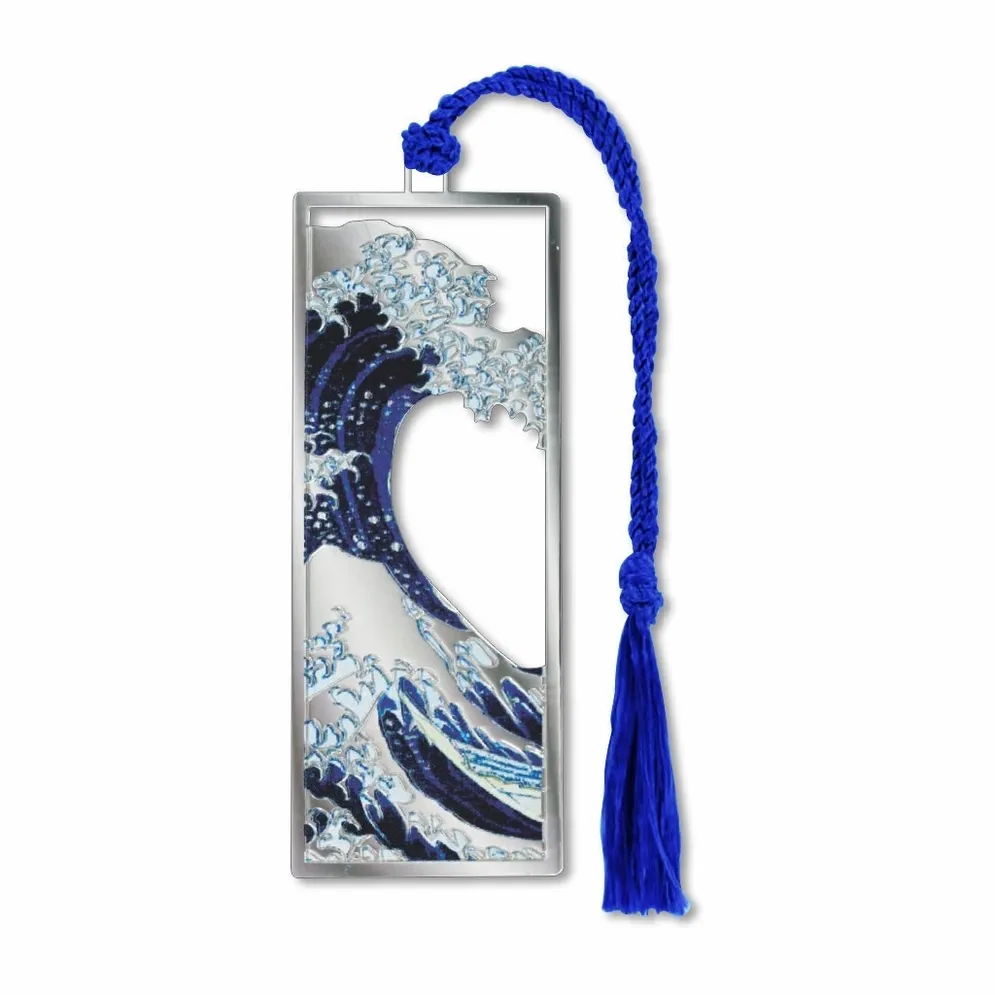 The Great Wave Metal Bookmark, MADE in USA
