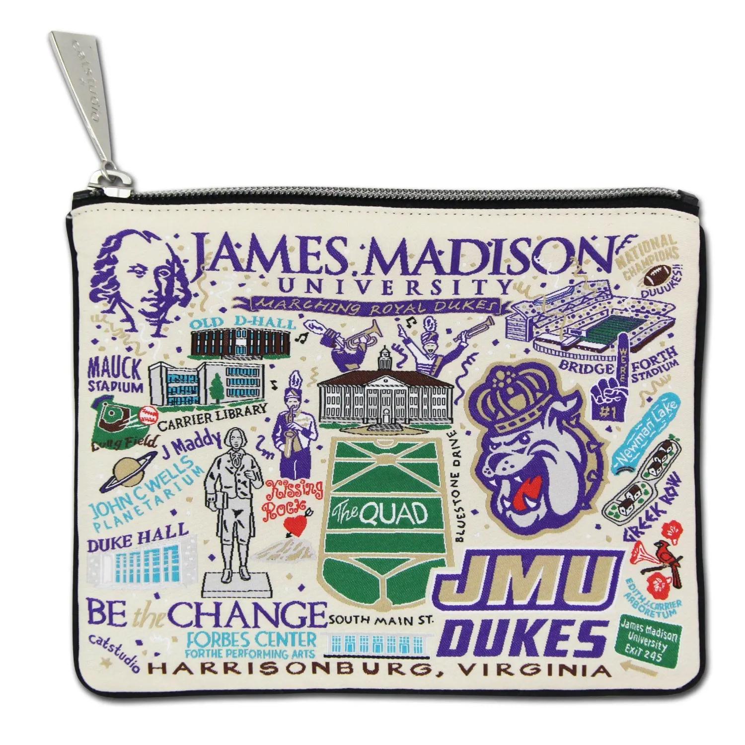 James Madison University pouch