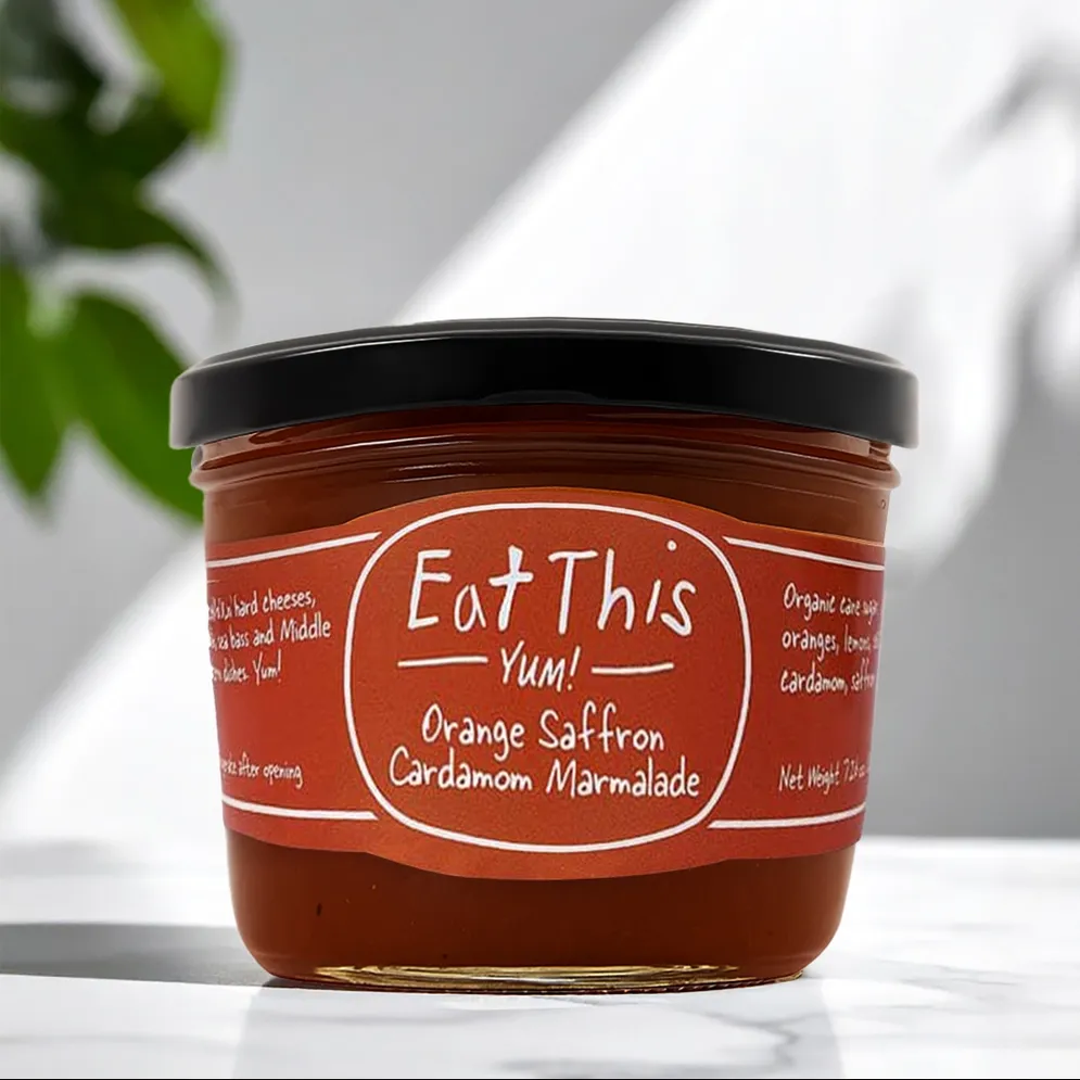 Orange Saffron Cardamom Marmalade  - 7 OZ