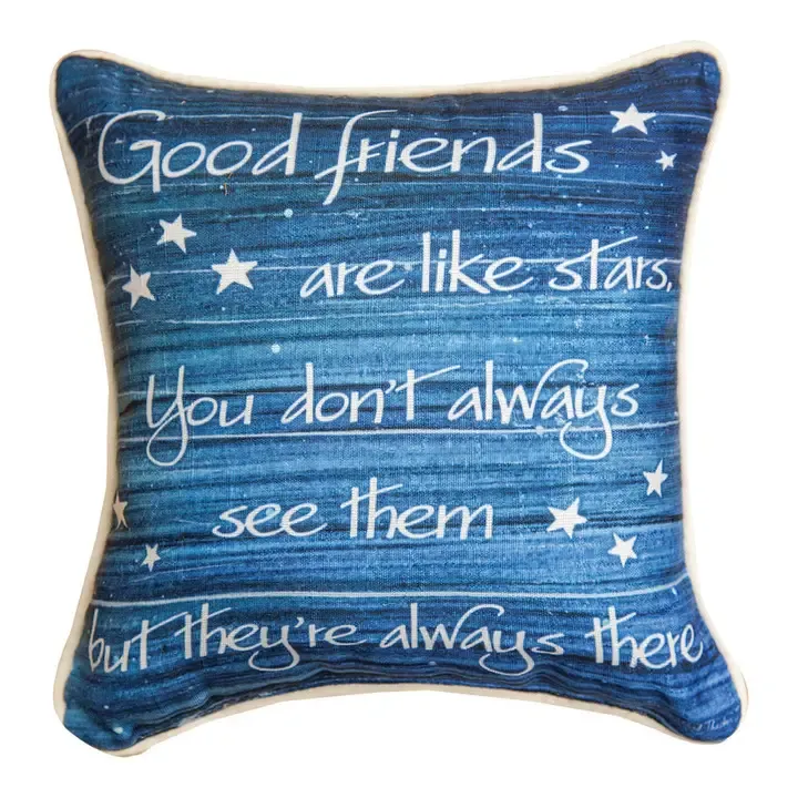 Good Friends Are Like Stars...Kt2 12 inch Pillow