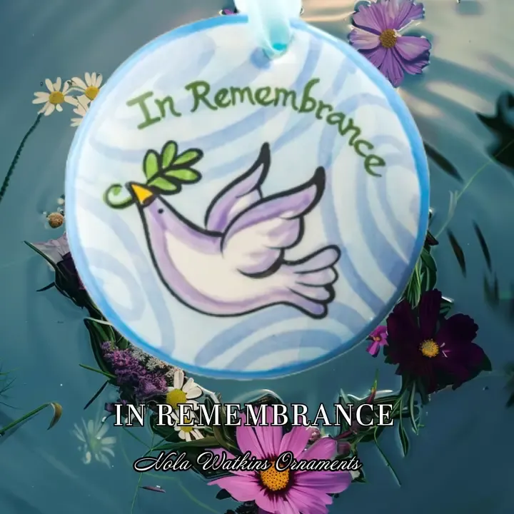 In Remembrance Dove Ornament HOLIDAY NO RETURN
