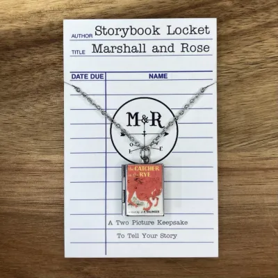The Catcher in the Rye Book Locket - Stainless Steel
