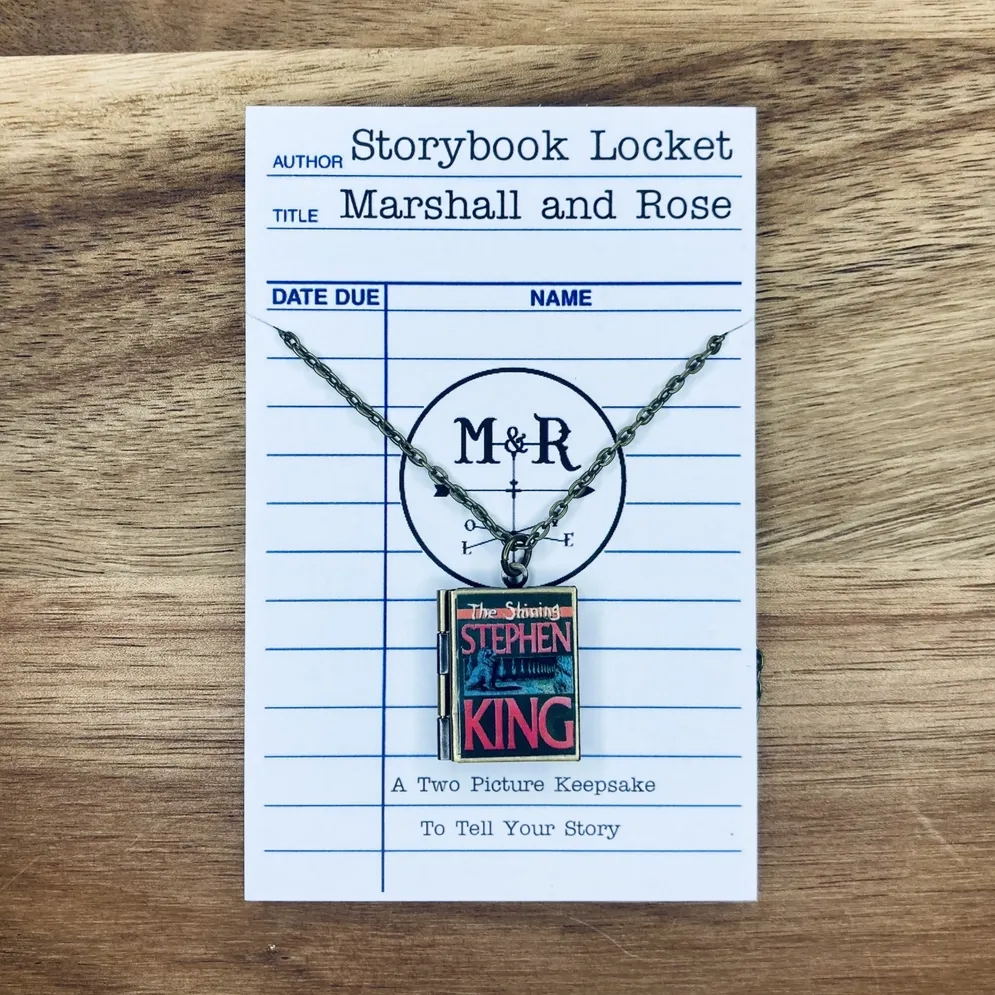 The Shining Book Locket - Bronze