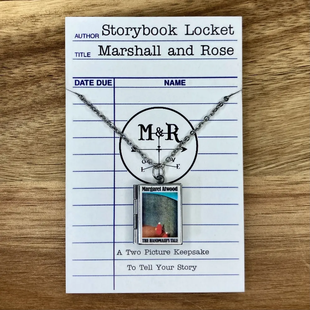 The Handmaid&#39;s Tale  Book Locket - Stainless Steel