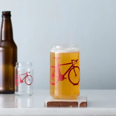 Bike Glass Red