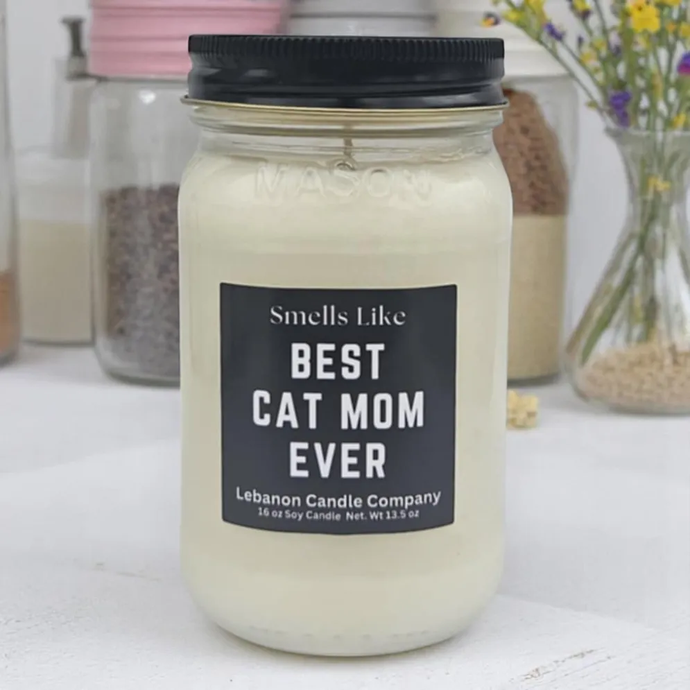 Cat Mom Candle