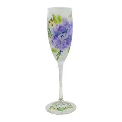 Springtime in Paris Champagne Glasses