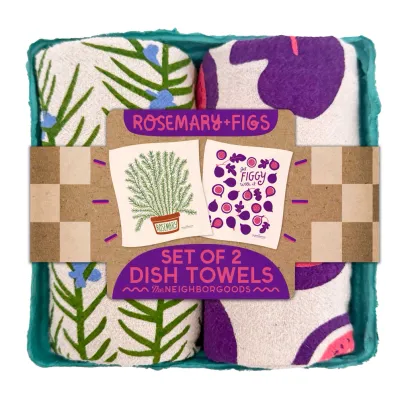 ROSEMARY &amp; FIG (Rosemary, Fig) - Tea Towel Set of 2