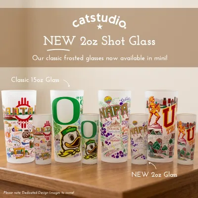 Cat Studio Shot Glasses