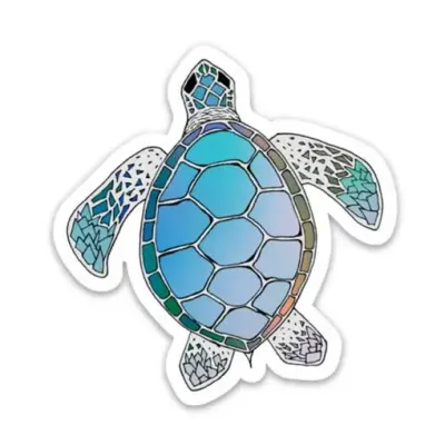 Sea Turtle Sticker - Ocean Sticker