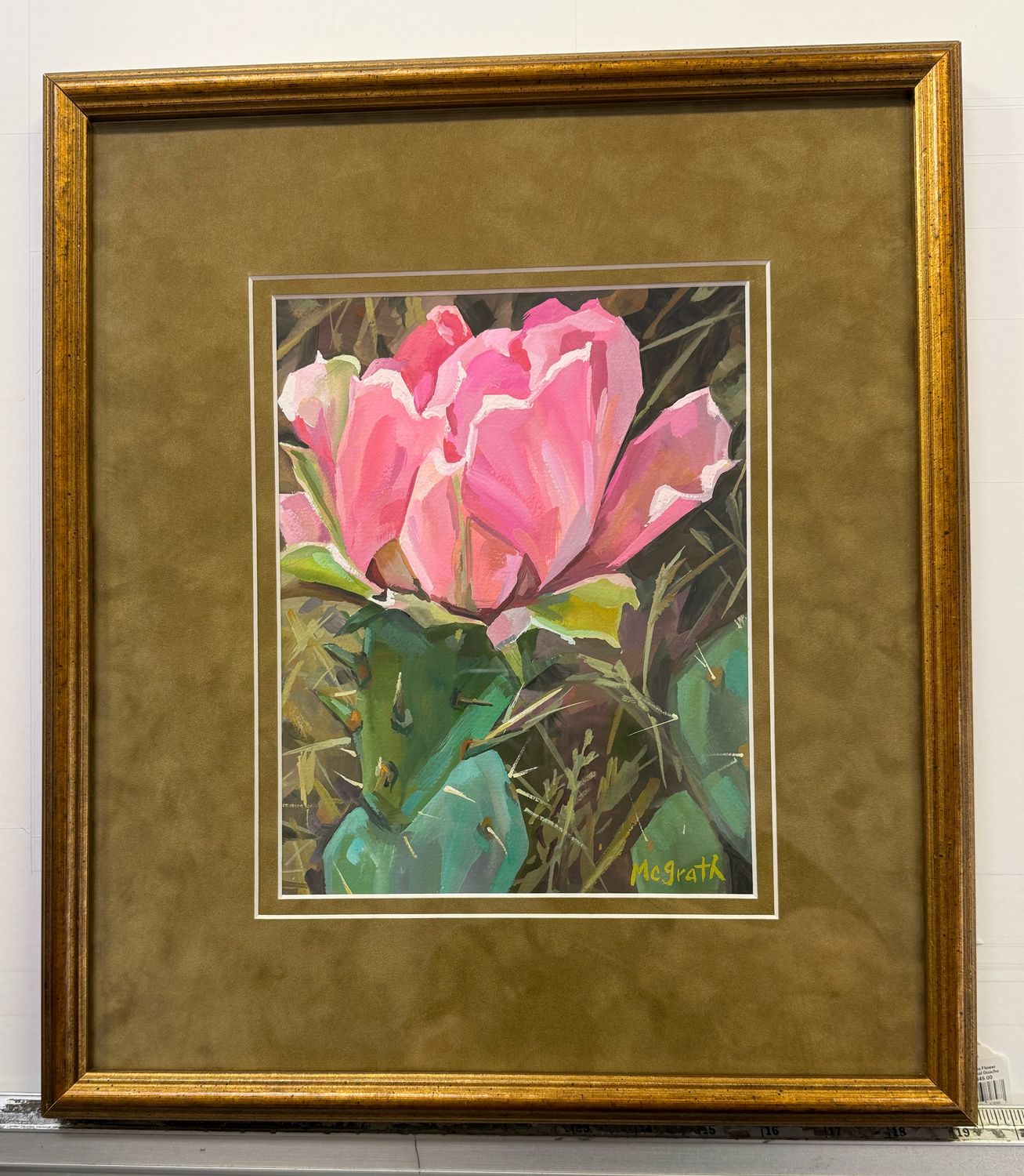 Cactus Flower Framed