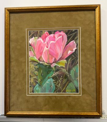 Cactus Flower Framed