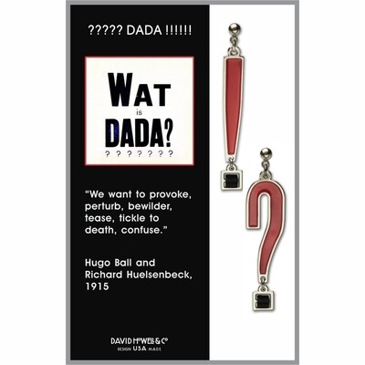 Dada - Black Bead - Red Enamel