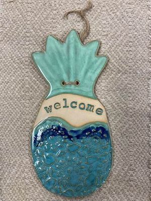 Pineapple Welcome Sign