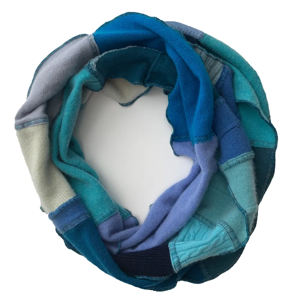 Turquioses 96” Circumference Cashmere Infinity Scarf
