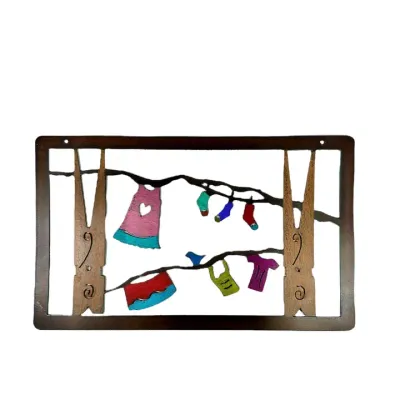 Clothesline Wall Sign