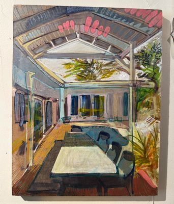 Key West No.201 11x14 Watercolor And Acrylic On Panel