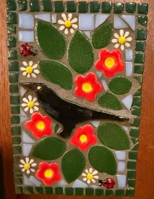 Bird Mosaic 4 X 6