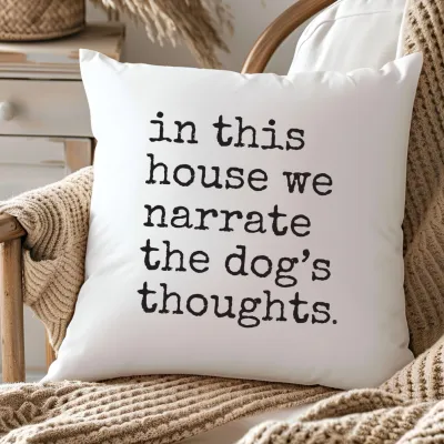 In This House Throw pillow