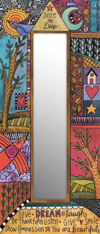 "Creative Heart"  Rectangle Mirror