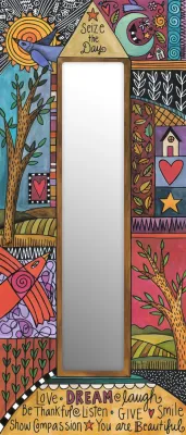 "Creative Heart"  Rectangle Mirror