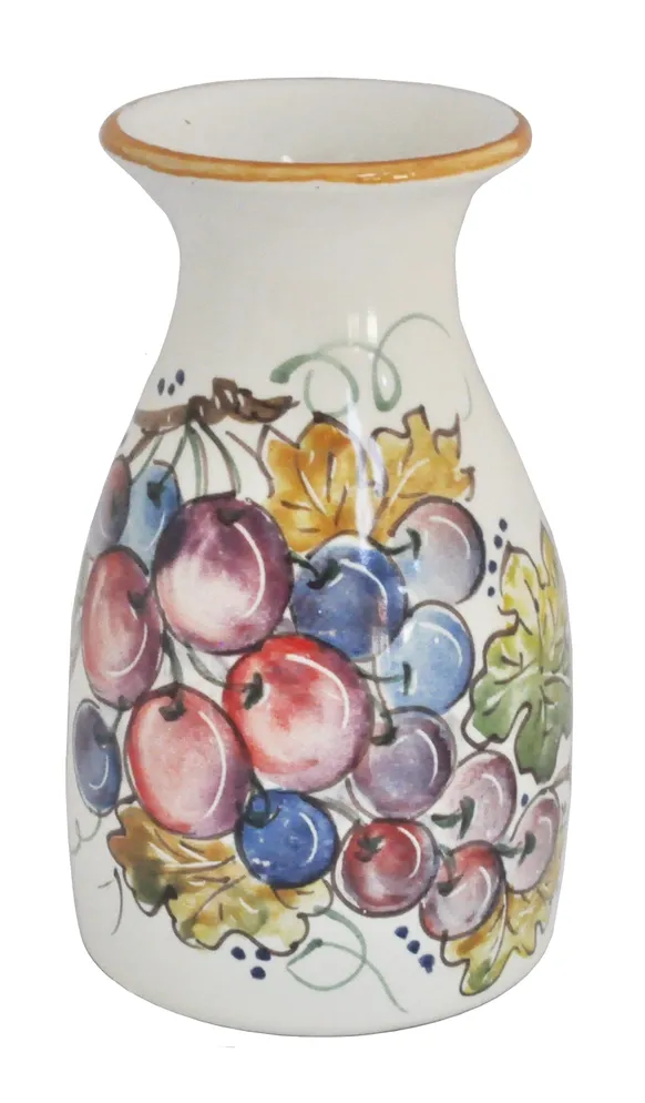 Vigneto Vineyard Purple/ Blue Grapes Carafe/ Vase