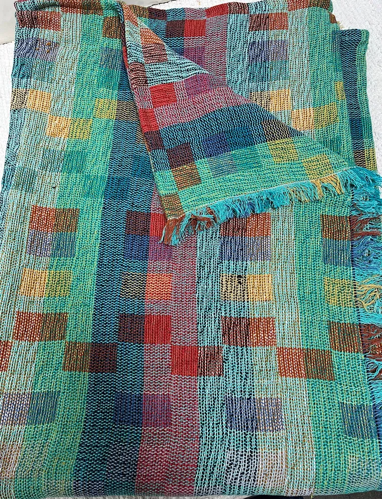 Throw Woven 60X80" Magic Weave Blue Multi