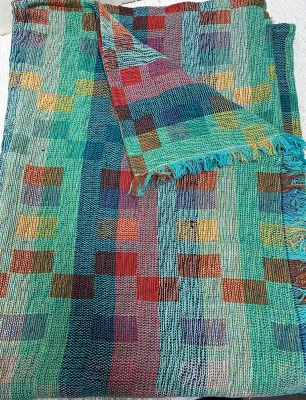 Throw Woven 60X80" Magic Weave Blue Multi
