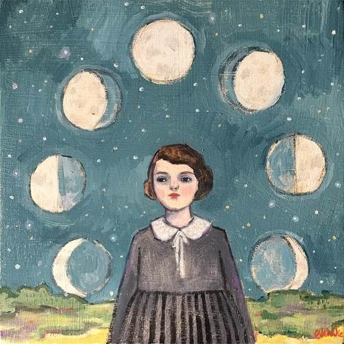 Marion found her place in the universe - print - 10x10