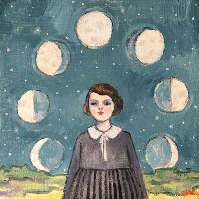 Marion found her place in the universe - print - 10x10