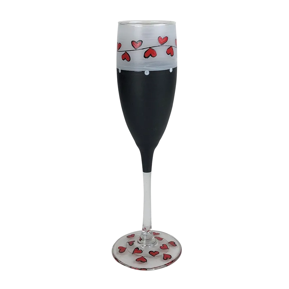 Parisian L'Amour Champagne Glasses